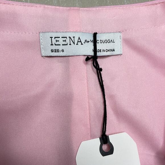 NWT Ieena for Max Duggal pink mini dress - Picture 5 of 12